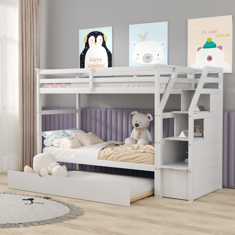 Wayfair bunk deals beds with trundle